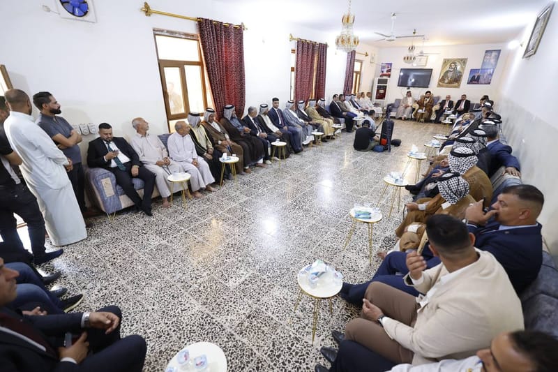 زيارة  سماحة السيد عمار الحكيم  مضيف جناب الشيخ فراس المسعودي،