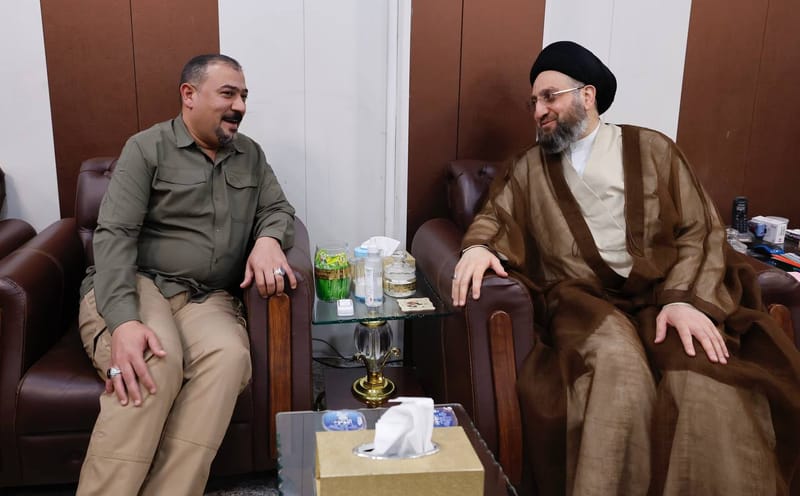 زيارة السيد عمار الحكيم  مقر هيئة الحشد الشعبي في محافظة كربلاء المقدسة