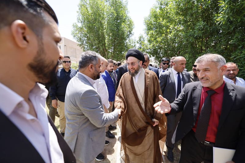 زيارة سماحة السيد عمار الحكيم نقابة الصحفيين العراقيين فرع كربلاء المقدسة