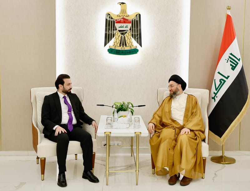 التقى سماحة السيد عمار الحكيم  وفد تيار الخط الوطني