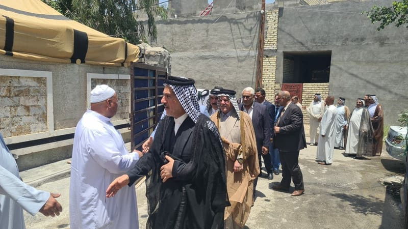 استمرار الجولات الميدانية لأمين محافظة بابل الأستاذ سالم المسلماوي ومساعده التنظيمي الأستاذ حيدر العويدي في مناطق مختلفة من المحافظة.