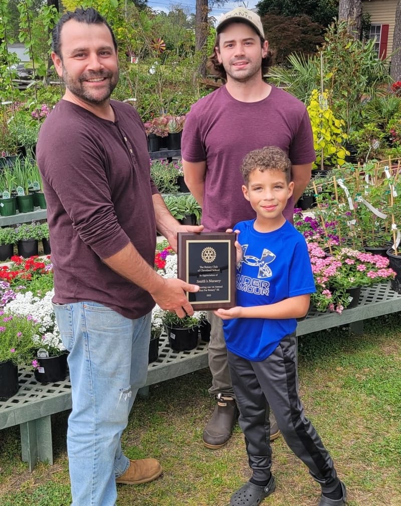 Thanking The Smith's for hosting our annual 5K