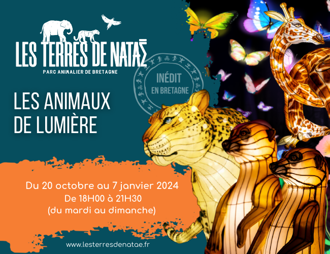 FESTIVAL LES ANIMAUX DE LUMIERE / RESERVATIONS AU 02.97.12.43.10