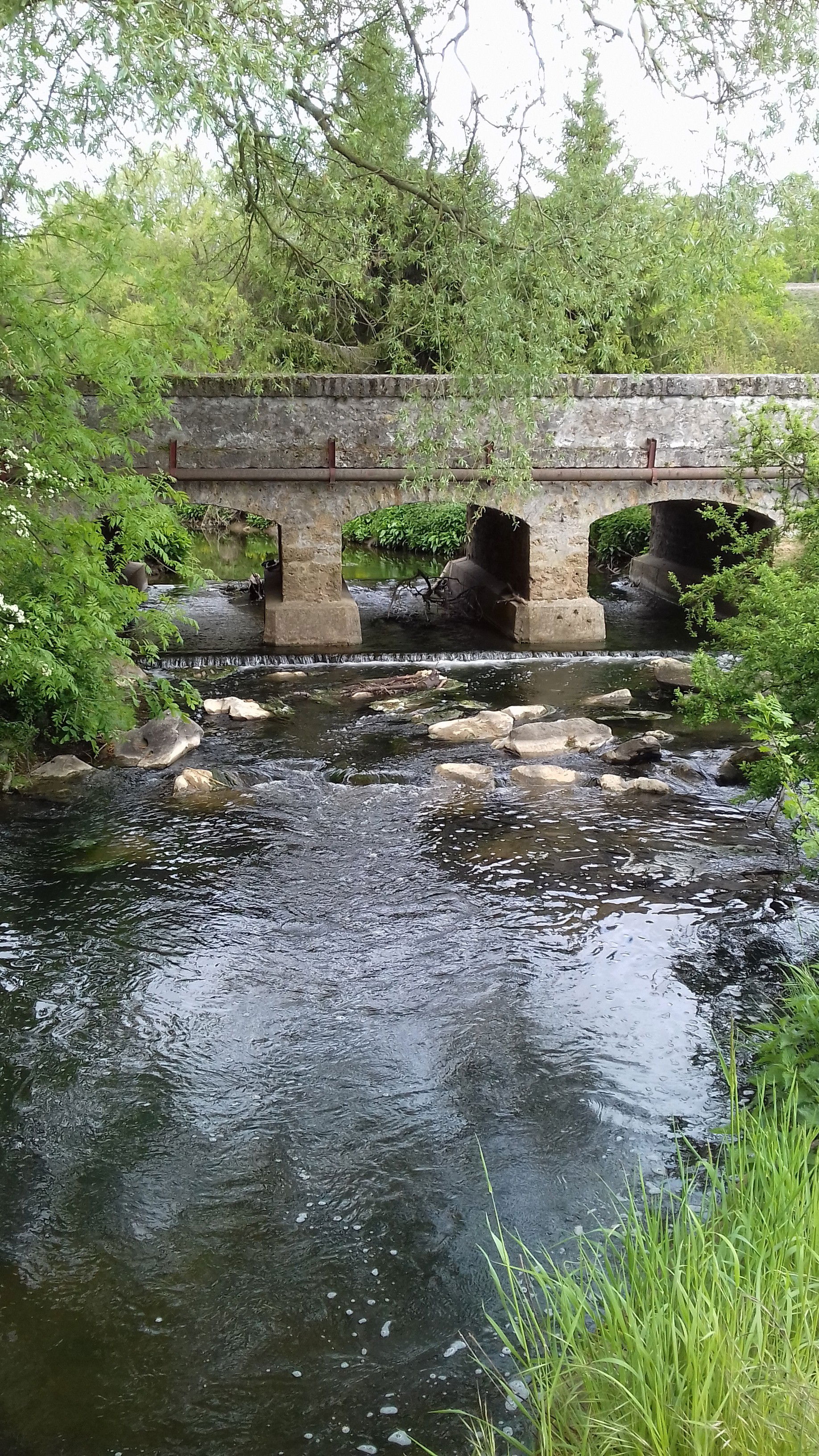 Pont route de chaumes, sur la marsange