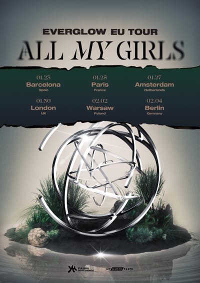 EVERGLOW Announces Dates and Cities for "ALL MY GIRLS" European Tour