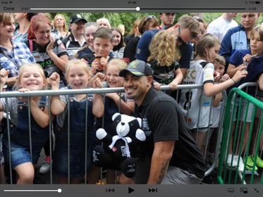 MEMORY BEAR AT WEMBLEY