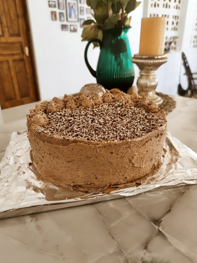 Chocolate Bananacream Cake