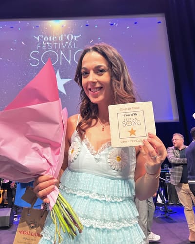 Prix Coup de Cœur « Côte d’Or Culture » lors du Côte D’Or Fetival Song