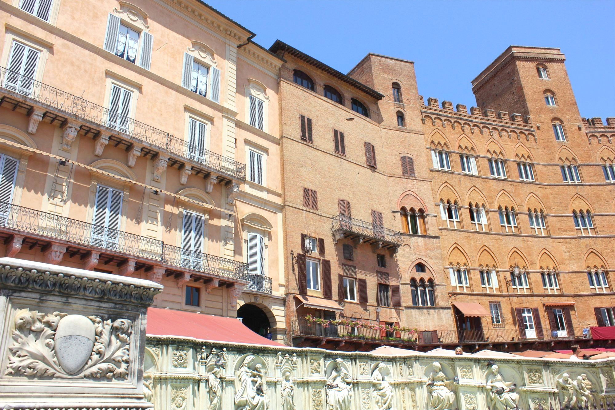 Fontanina en Siena, Italia