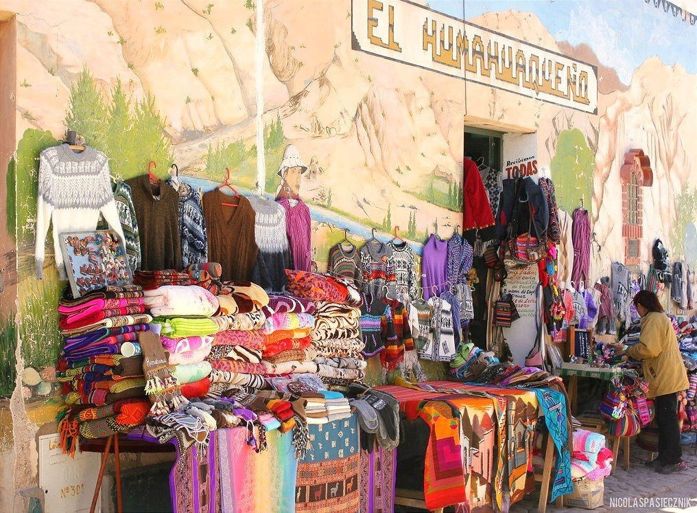 Venta de recuerdos, Quebrada de Humahuaca