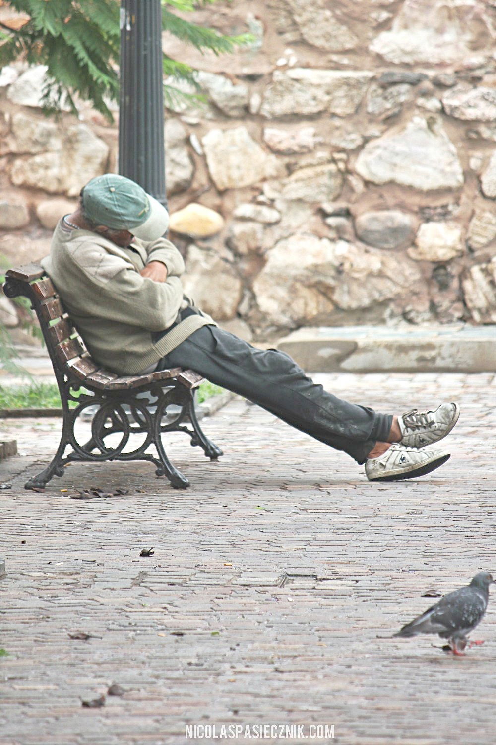 Descanso en la Plaza (Córdoba capital, Argentina)