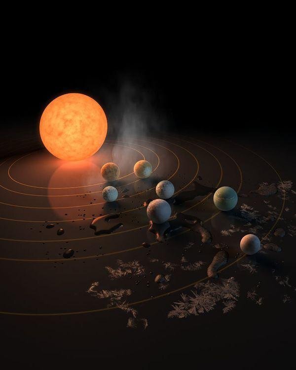 Asombro y expectativa mundial por el hallazgo de 7 planetas