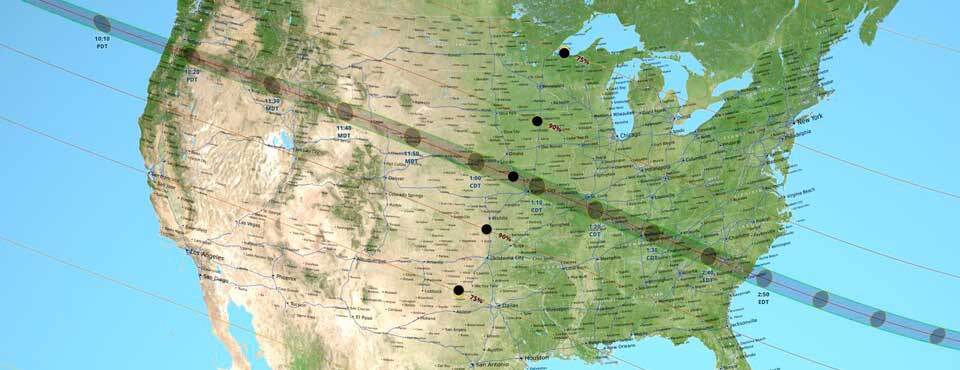 Eclipse total de Sol, EE.UU. 2017