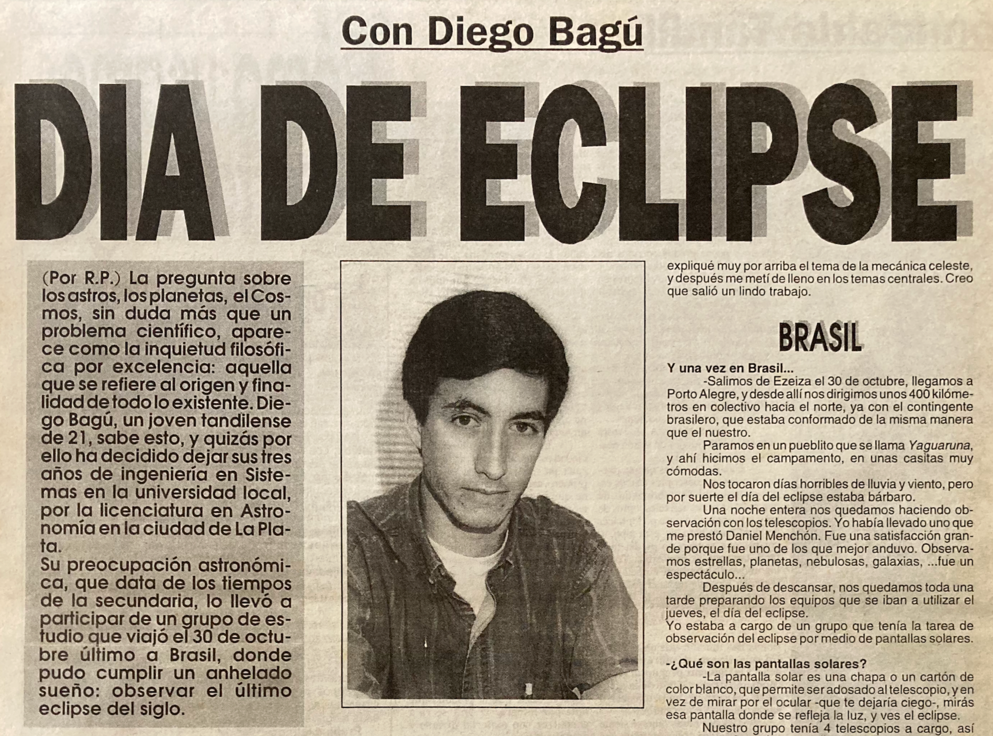 Mi primer eclipse total de Sol