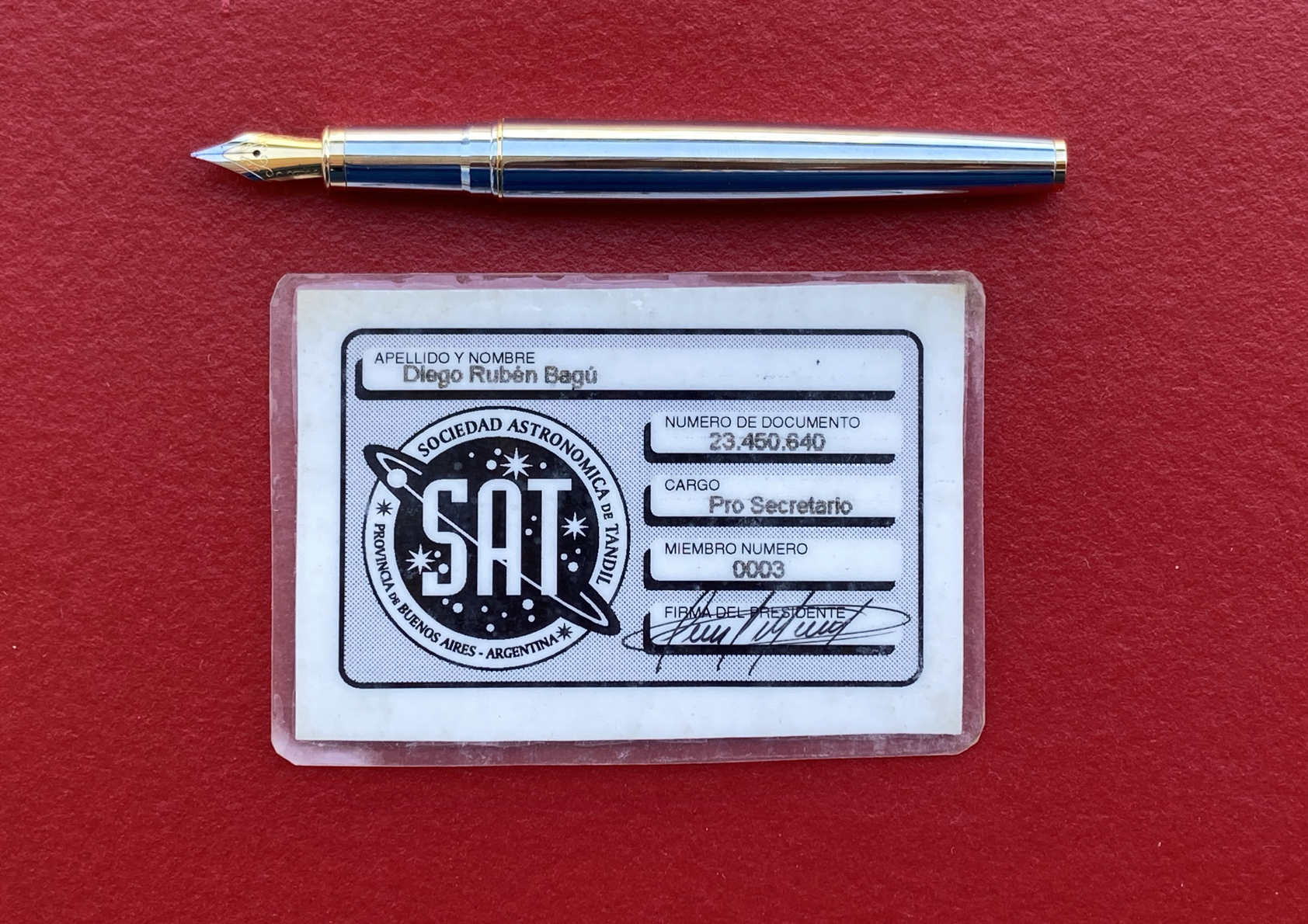 Carnet miembro de la SAT