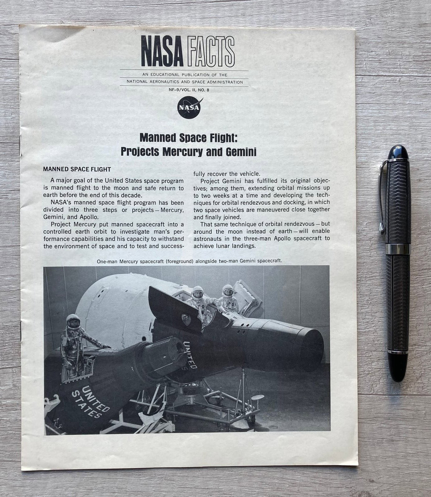 NASA Facts | Proyectos Mercury y Gemini