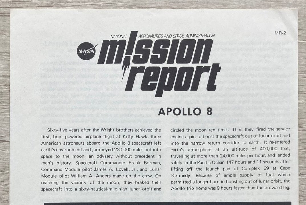 Apollo 8 | Reporte de Misión