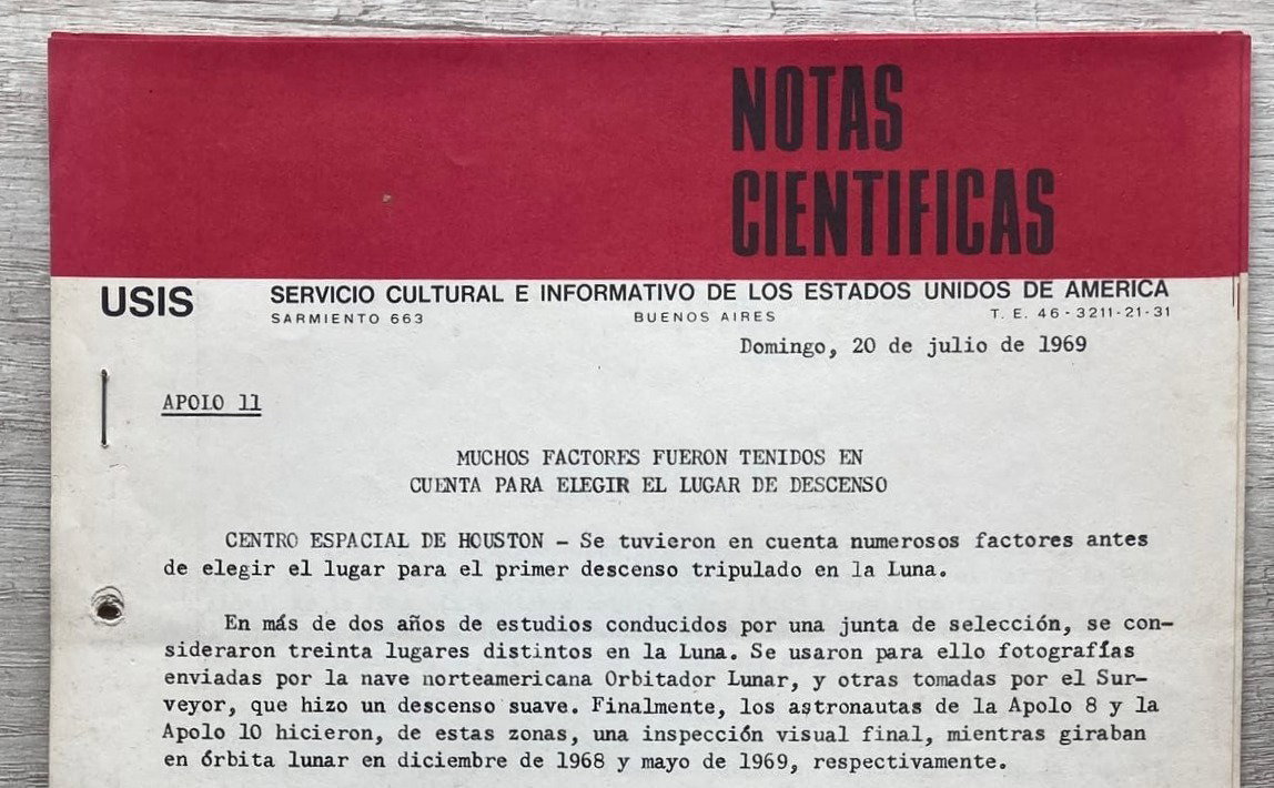 Apollo 11 | Notas Científicas