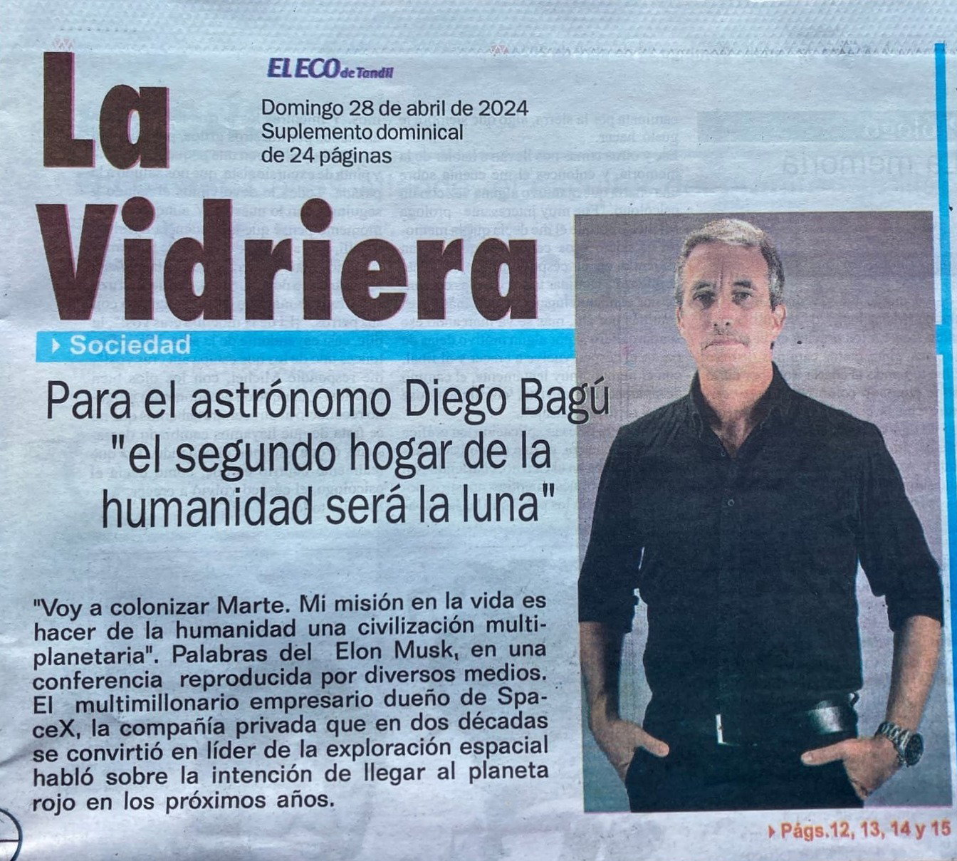 La Humanidad, especie interplanetaria