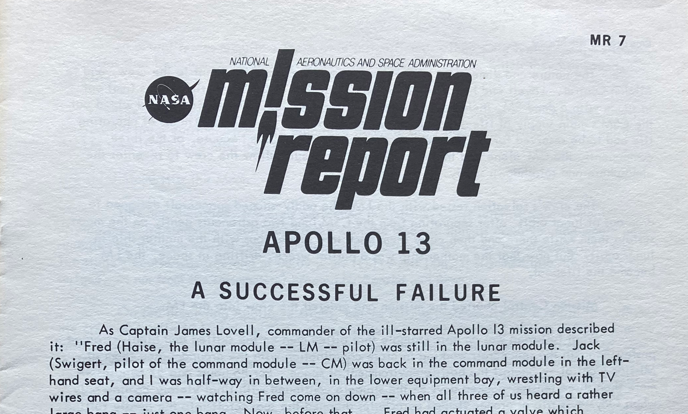 Apollo 13 | Reporte de Misión
