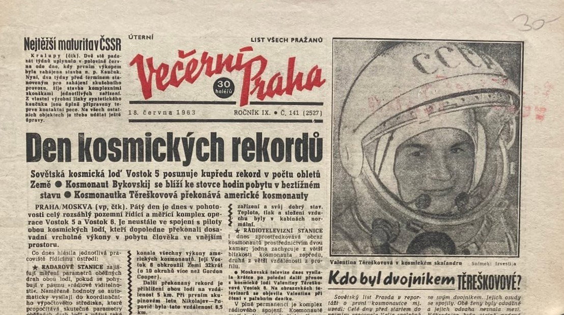 Valentina Tereshkova | Vecérní Praha 18/6/1963