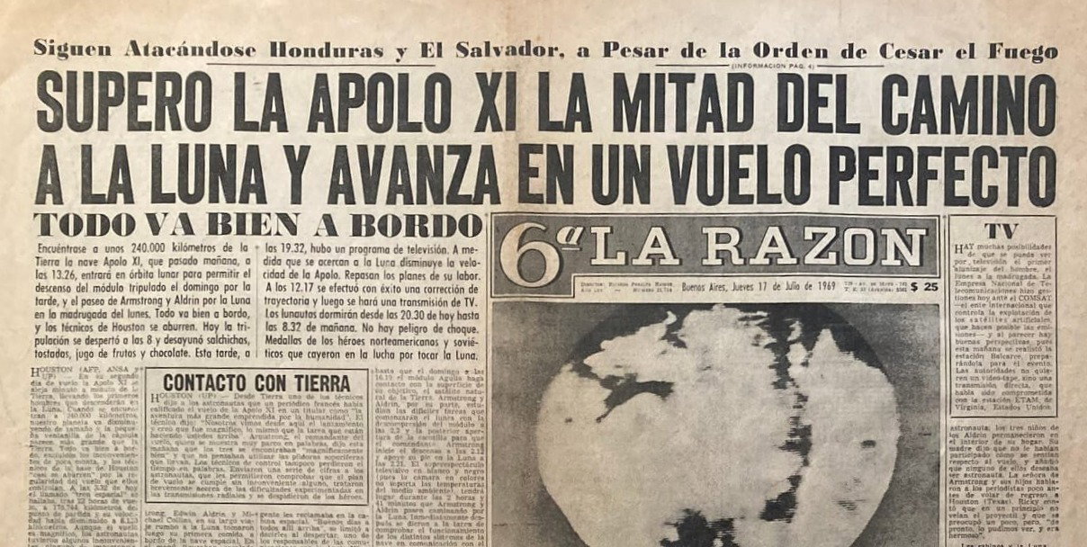 Apollo 11 | 6ta La Razón 17/7/1969