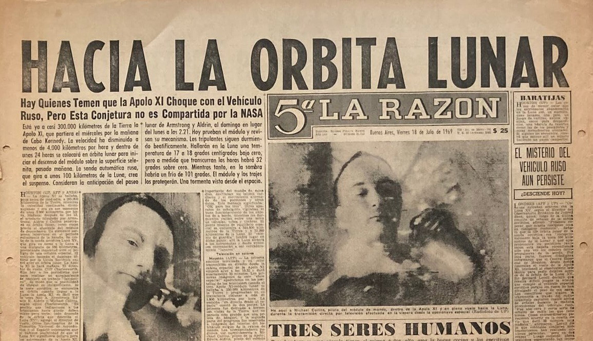 Apollo 11 | 5ta La Razón 18/7/1969