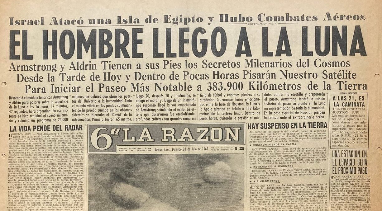 Apollo 11 | 6ta La Razón 20/7/1969