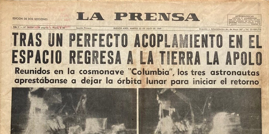 Apollo 11 | La Prensa 22/7/1969