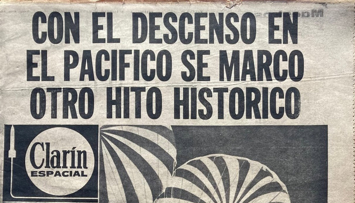 Apollo 11 | Clarín Espacial 25/7/1969