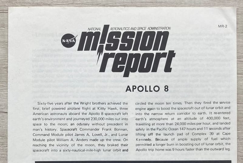Apollo 8 | Reporte de Misión