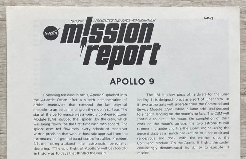 Apollo 9 | Reporte de Misión