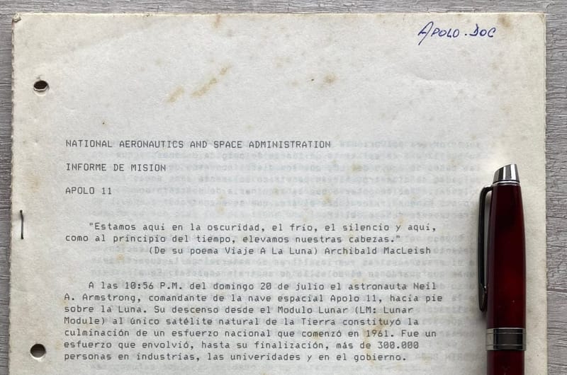 Apollo 11 | Informe de Misión