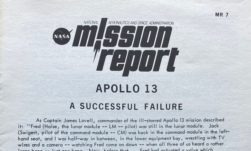 Apollo 13 | Reporte de Misión