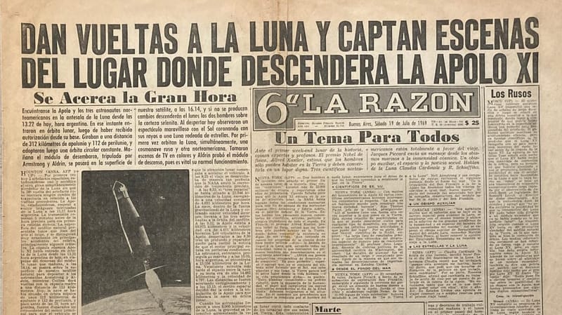 Apollo 11 | 6ta La Razón 19/7/1969