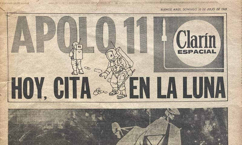 Apollo 11 | Clarín Espacial 20/7/1969