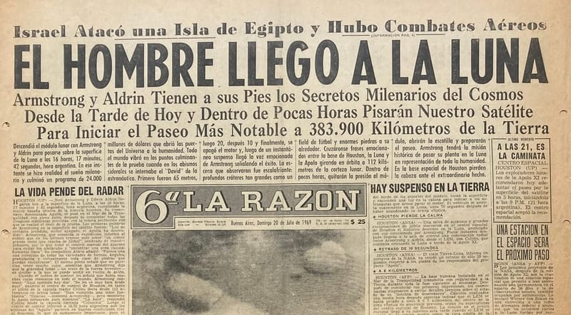 Apollo 11 | 6ta La Razón 20/7/1969