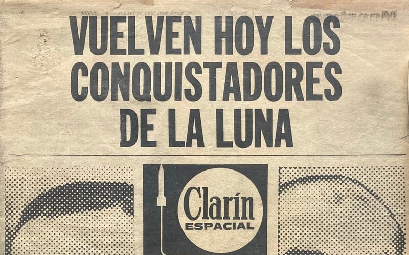 Apollo 11 | Clarín Espacial 24/7/1969