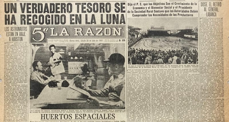 Apollo 11 | 5ta La Razón 26/7/1969