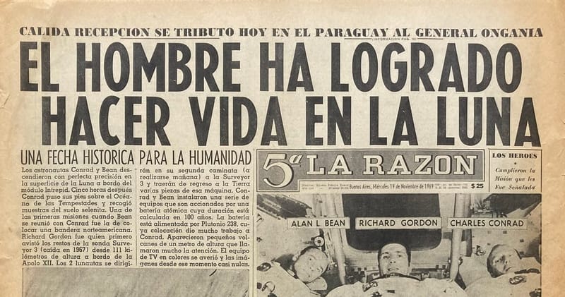 Apollo 12 | 5ta La Razón 19/11/1969