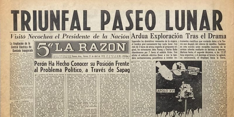 Apollo 16 | 5ta La Razón 21/4/1972