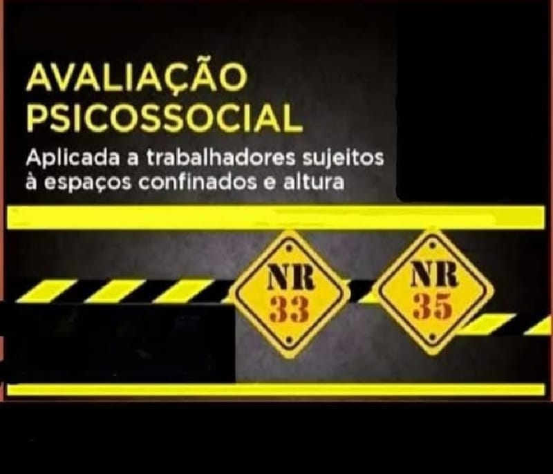 Avaliação psicológica para NR's