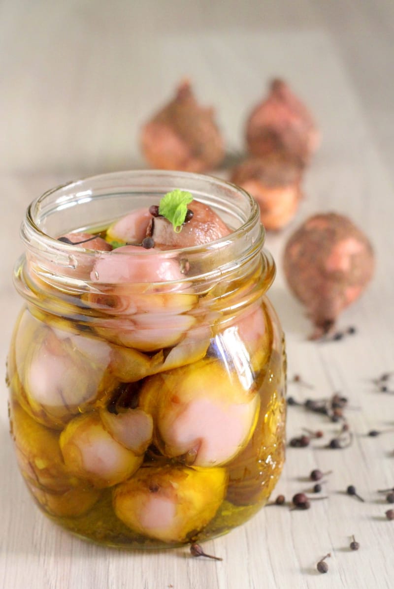 Lampascioni sott'aceto ( i lampasciun ala cit)