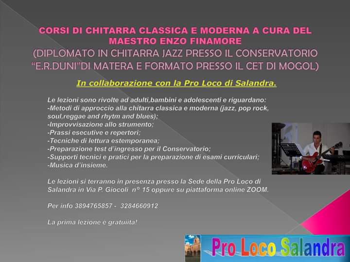 CORSO E SAGGIO DI CHITARRA