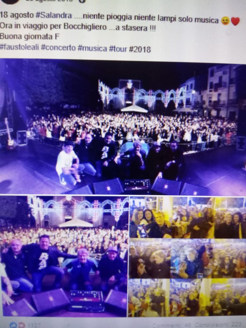 CONCERTO DI FAUSTO LEALI