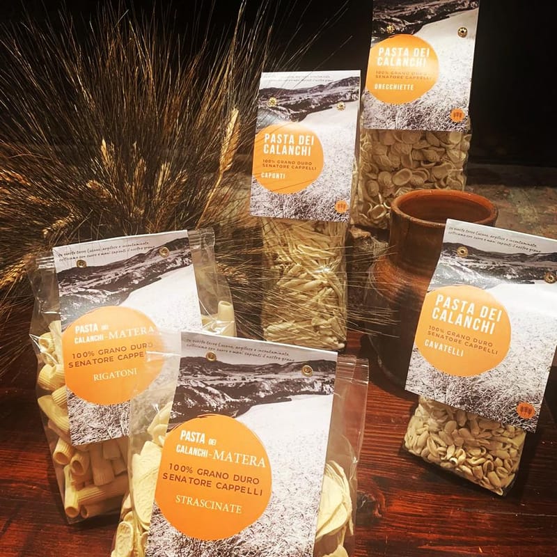 Pasta di Grano Duro Senatore Cappelli, Coltivato in Contrada Lombone - Azienda Agricola  Franco Tantone 