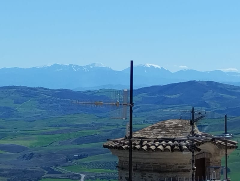 Il Mare e Le Cime del Parco del Pollino viste da Salandra - Foto 13 marzo 2023