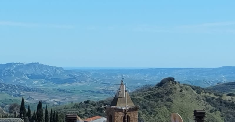 Il Mare e Le Cime del Parco del Pollino viste da Salandra - Foto 13 marzo 2023