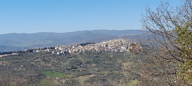 Salandra e S. Angelo visti dalla Piana di S. Giovanni