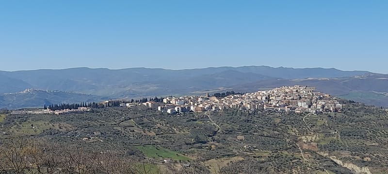 Salandra e S. Angelo visti dalla Piana di S. Giovanni